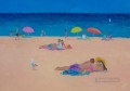 Esos días de ocio en la playa de verano Impresionismo infantil